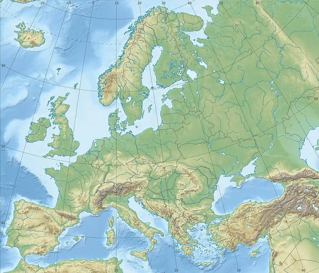Podgorica is located in Europe