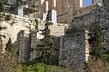 Photograph of Greek ruins.